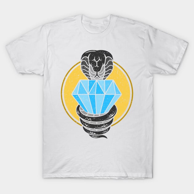 Cobra and Diamond T-Shirt by Shankara